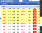 07073网页游戏开服表